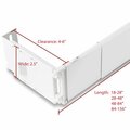 Kd Encimera 28 to 48 in. Wide Pocket Curtain Rod KD3738922